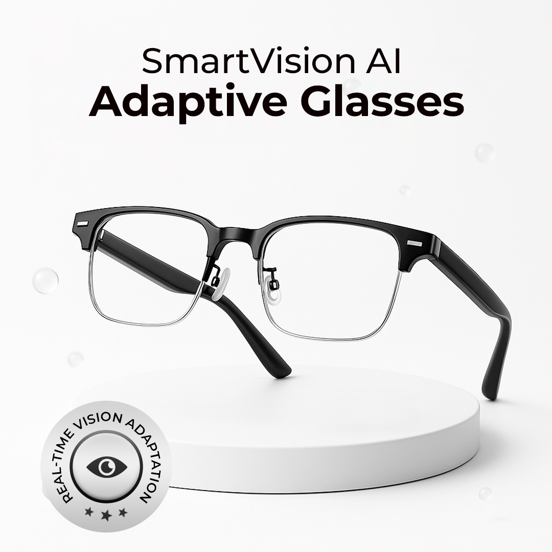 SmartVision AI-Powered Adaptive Glasses
