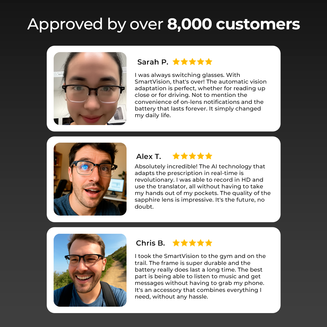 SmartVision AI-Powered Adaptive Glasses
