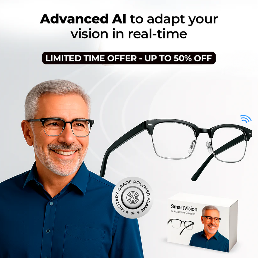 SmartVision AI-Powered Adaptive Glasses