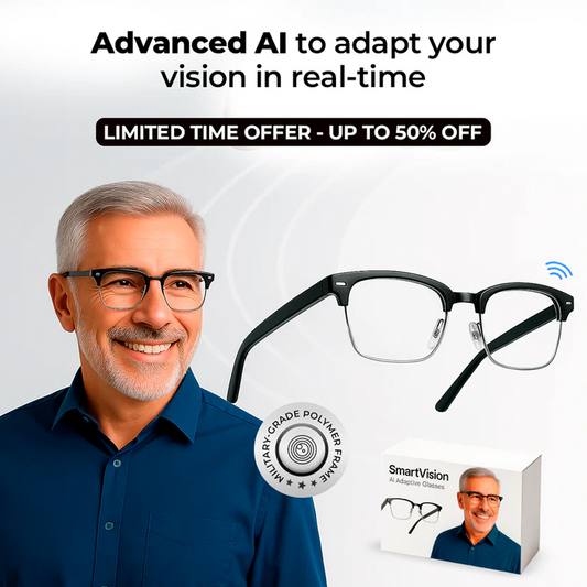 SmartVision AI-Powered Adaptive Glasses